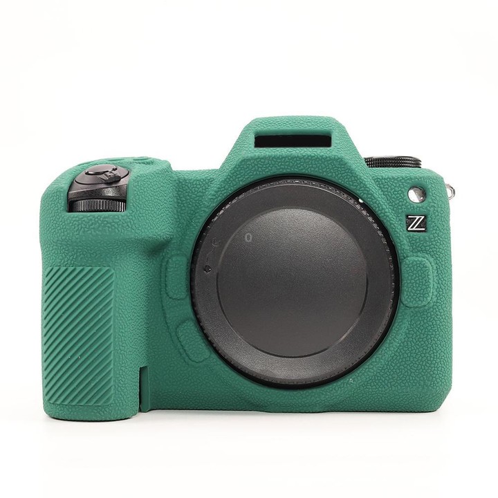 For Nikon Z6III Litchi Texture Soft Silicone Protective Case(Green)