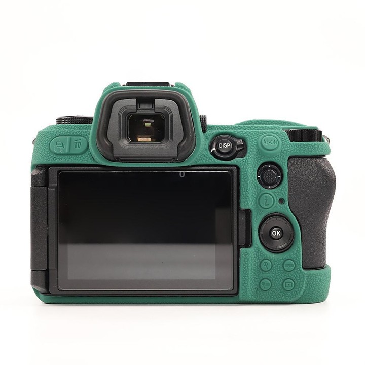 For Nikon Z6III Litchi Texture Soft Silicone Protective Case(Green)