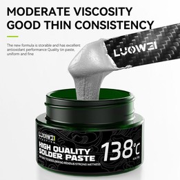 LUOWEI LW-SP1 50g PCB Repair Lead-free Solder Paste, Model:138 Degrees