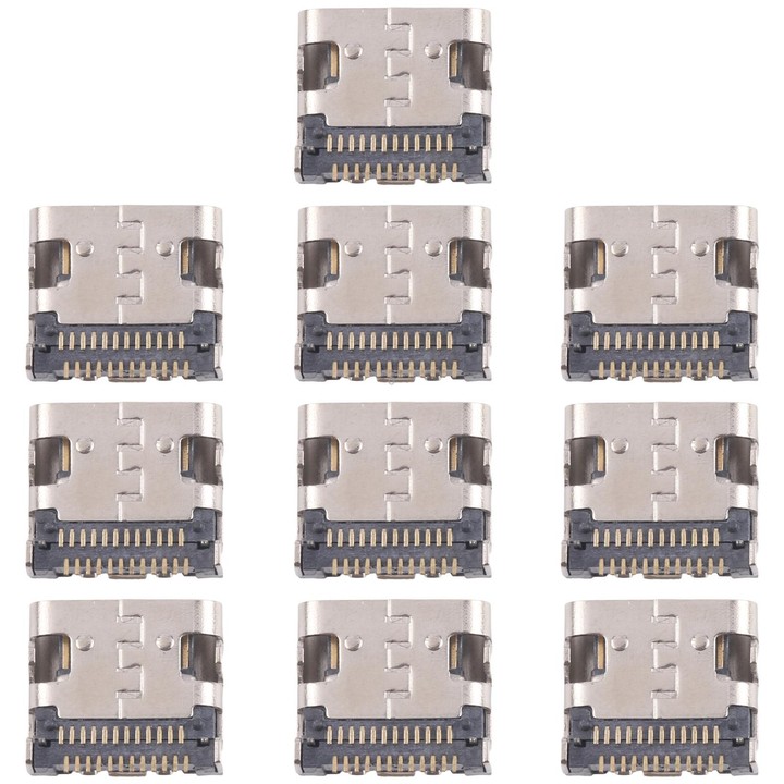 10pcs Original 12 Pin Charging Port Connector, Model:Four-pin Contacts