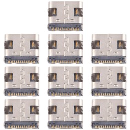 10pcs Original 12 Pin Charging Port Connector, Model:Dual-row Contact Pins