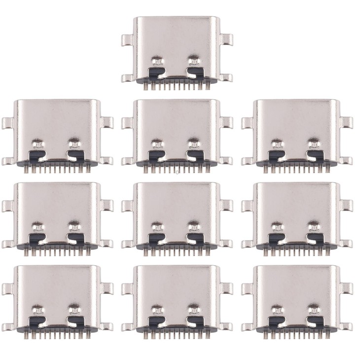 10pcs Original 12 Pin Charging Port Connector, Model:Four Pins Lower