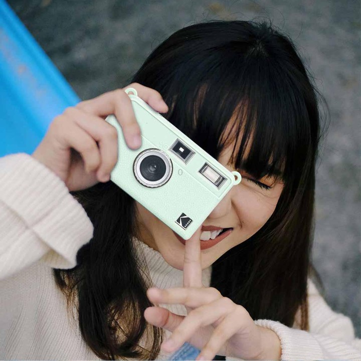 For Kodak EKTAR H35 Litchi Texture Soft Silicone Protective Case(Black)
