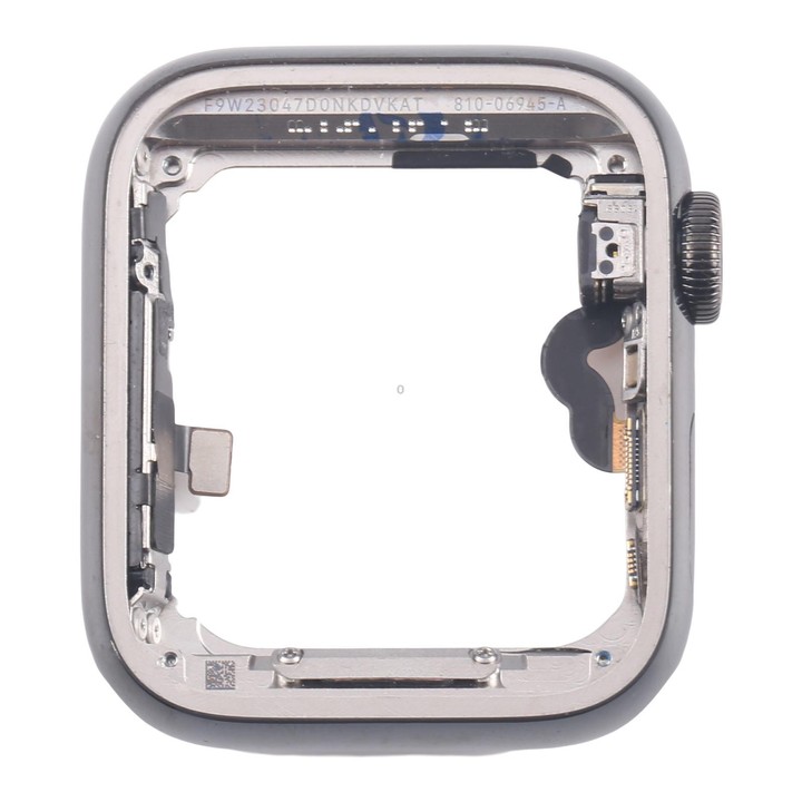 For Apple Watch Series 5 40mm LTE Graphite Steel Middle Frame Bezel Plate with Crown Spin Axis Flex Cable