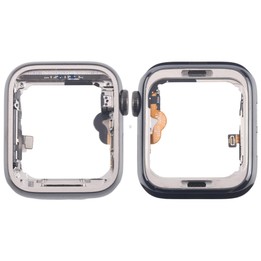 For Apple Watch Series 5 40mm LTE Graphite Steel Middle Frame Bezel Plate with Crown Spin Axis Flex Cable
