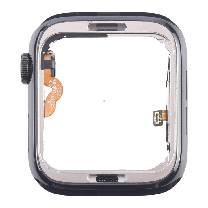 For Apple Watch Series 4 40mm LTE Graphite Steel Middle Frame Bezel Plate with Crown Spin Axis Flex Cable
