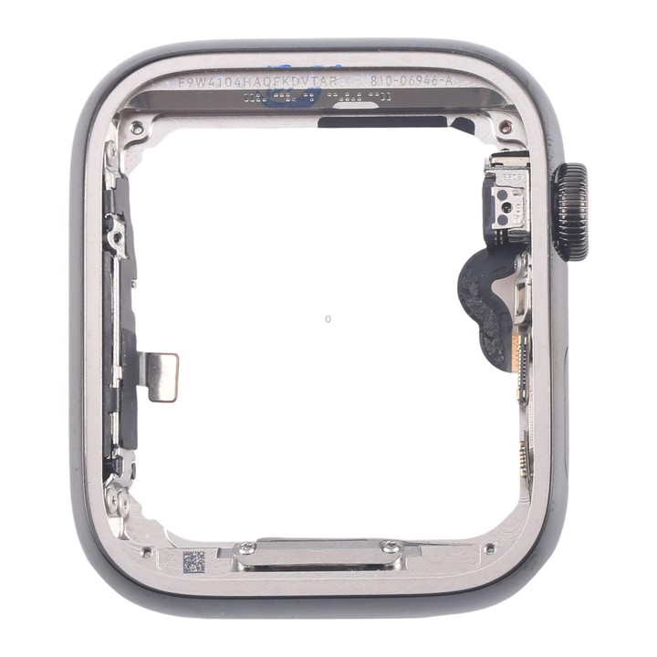 For Apple Watch Series 4 40mm LTE Graphite Steel Middle Frame Bezel Plate with Crown Spin Axis Flex Cable