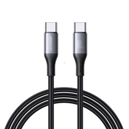 JOYROOM S-A28 Flash Series 480Mbps Fast Charging Data Cable, Type-C to Type-C Cable, Length: 1m(Black)