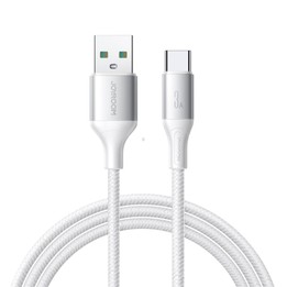 JOYROOM S-A28 Flash Series 480Mbps Fast Charging Data Cable, USB to Type-C Cable, Length: 1m(White)