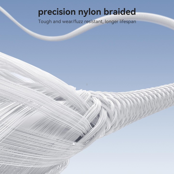 JOYROOM S-A28 Flash Series 60W 480Mbps Fast Charging Data Cable, USB to Type-C Cable, Length: 2m(White)