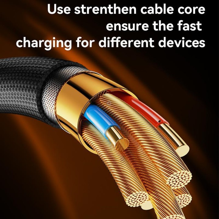 Yesido CA194 60W 3A USB-C / Type-C to Type-C Charging Data Cable, Length:3m(Black)