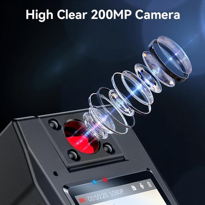 Yesido KM25 1.3 inch 1080P Ultra-clear Night Vision Video Recorder(Black)