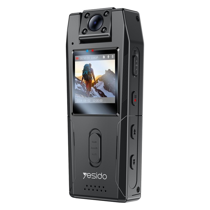 Yesido KM25 1.3 inch 1080P Ultra-clear Night Vision Video Recorder(Black)