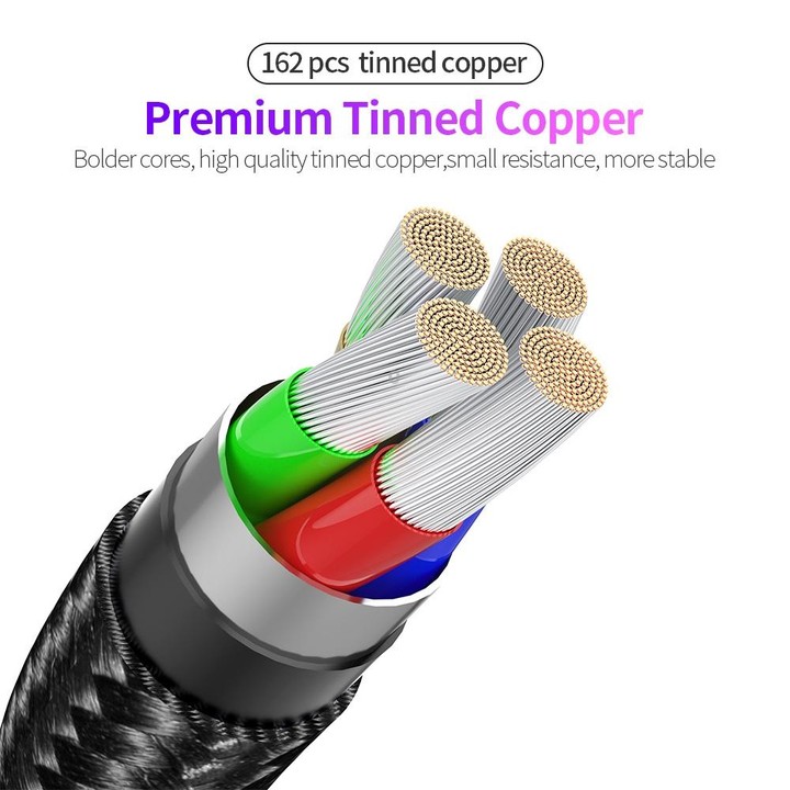 FXCM-WY0G 2.4A USB to Micro USB 180 Degree Rotating Elbow Charging Cable, Length:1.2m(Grey)