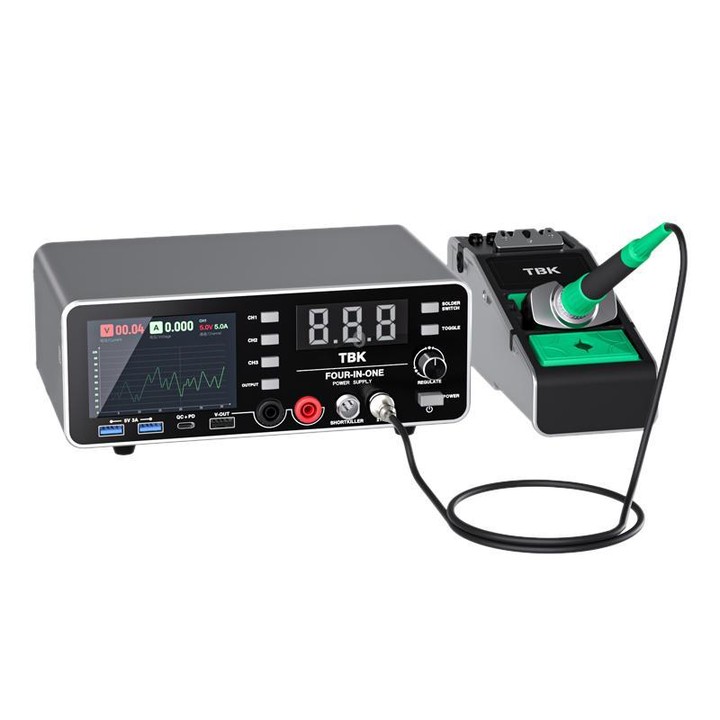 TBK-219 20V / 5A All-purpose Integrated Workstation Power Supply with C210 Soldering Iron, Plug:US Plug