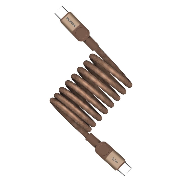 Momax Mag.Link Magnetic 60W USB-C / Type-C to USB-C / Type-C Data Cable, Length:2m(Gold)