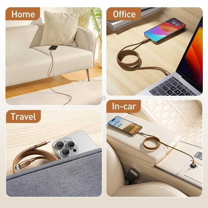 Momax Mag.Link Magnetic 100W USB-C / Type-C to USB-C / Type-C Data Cable, Length:2m(Black)