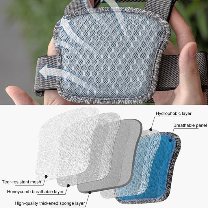 3 in 1 Quick Release Body Mount Belt Chest Strap with Mount & Screw(Grey)