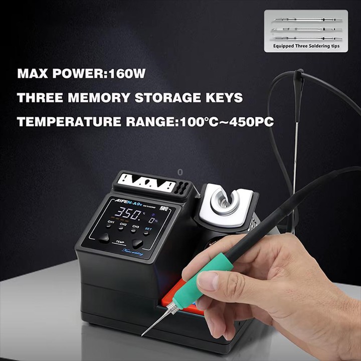 SUGON Aifen A9E Control Temperature Soldering Station, Plug:EU Plug