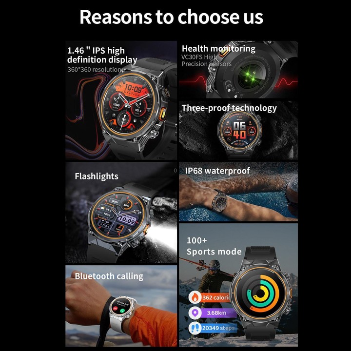 AK81 BT Call Smart Watch, Support Blood Pressure / Heart Rate / Sports Health Monitoring Fitness Tracker(Silver Steel)