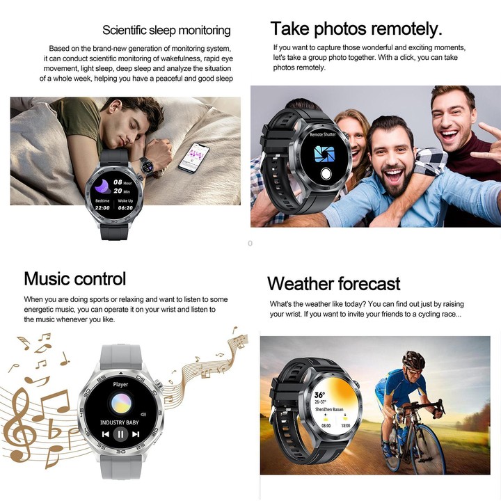 AK83 BT Call Smart Watch, Support Blood Pressure / Heart Rate / Sports Health Monitoring Fitness Tracker(Black Braid Silicone)