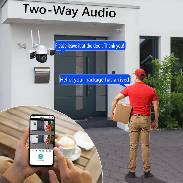 QX155 6MP Triple Camera SE Asia 4G Version Supports Humanoid Detection(UK Plug)