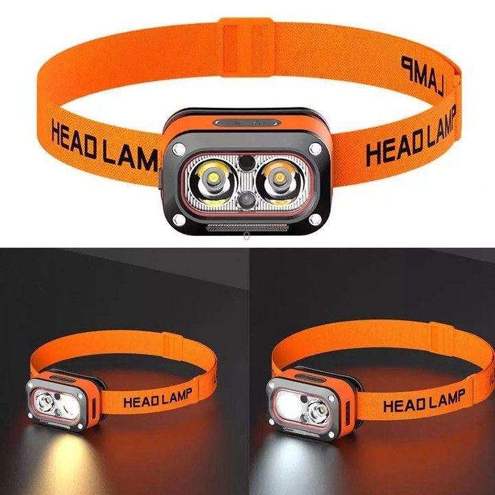 G8 Lightweight Induction LED Headlight(Orange)