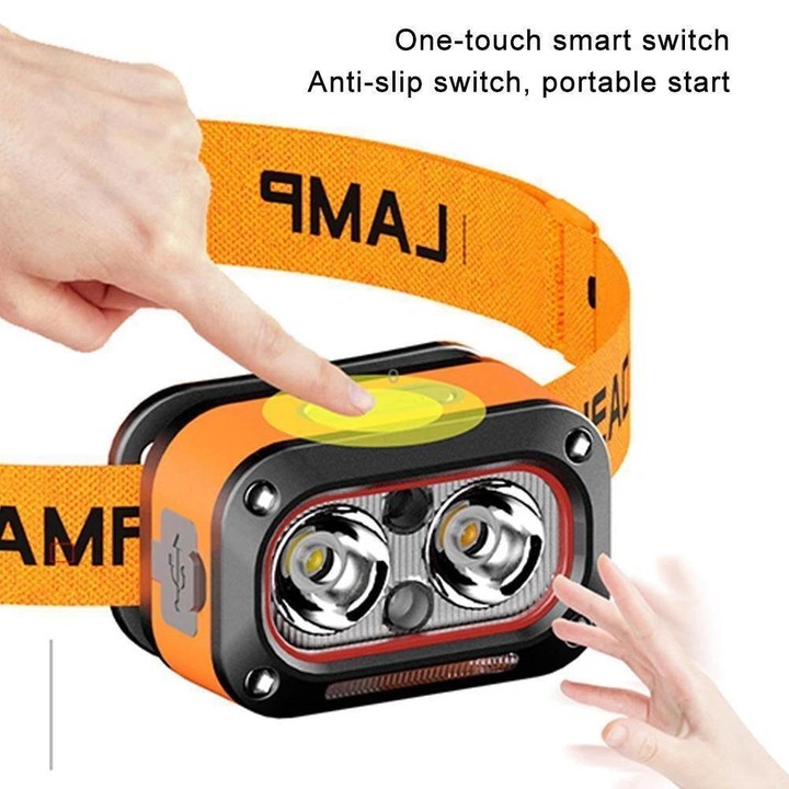 G8 Lightweight Induction LED Headlight(Orange)
