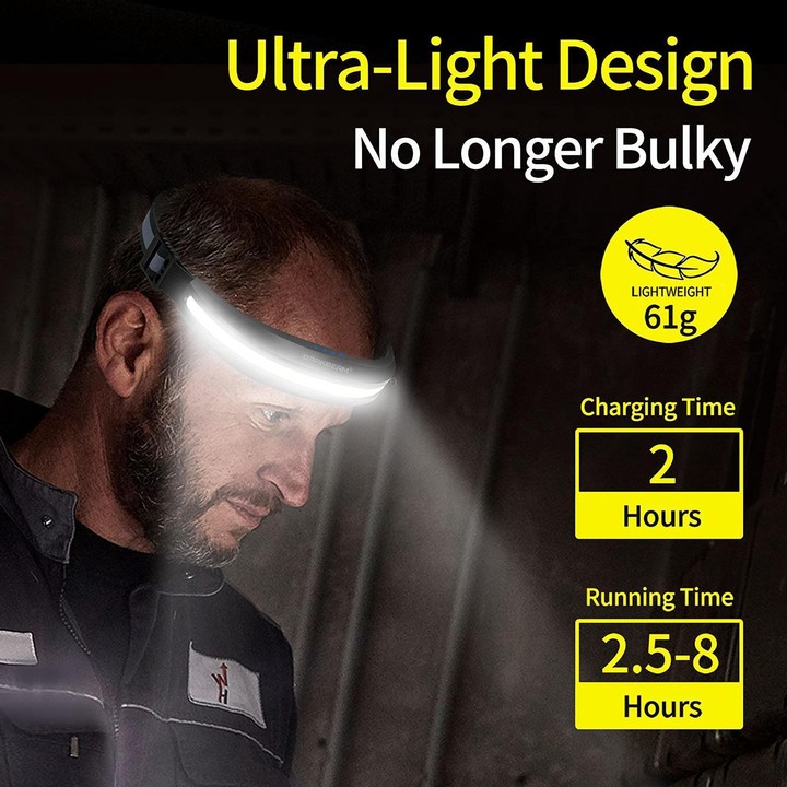 LX300 COB Headlamp Outdoor Working Floodlight(Black)
