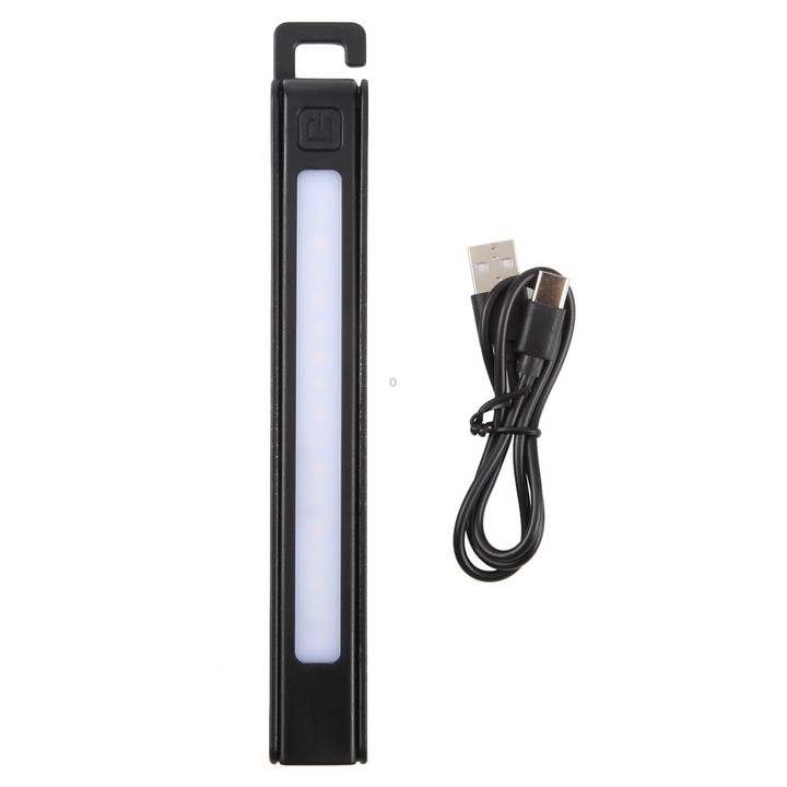 W09 Multifunctional Folding Pen Lamp LED Outdoor Work Flashlight(Black)