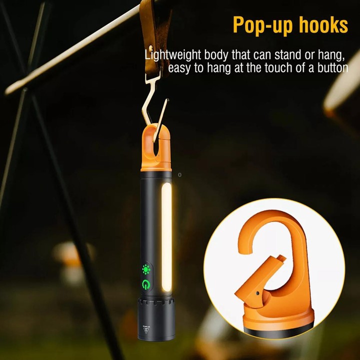 X725 Outdoor White Laser Wick Telescopic Zoom Waterproof Flashlight