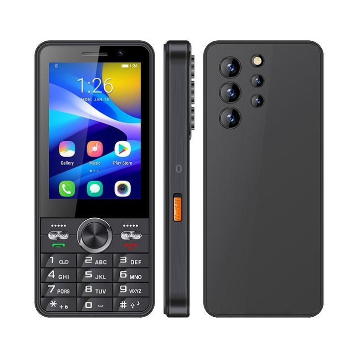 UNIWA XS24 Keypad Phone, 2GB+16GB, 3.5 inch Android 8.1 Mediatek MT6737M Quad Core, Flashlights, Network: 4G, Support Google Sto