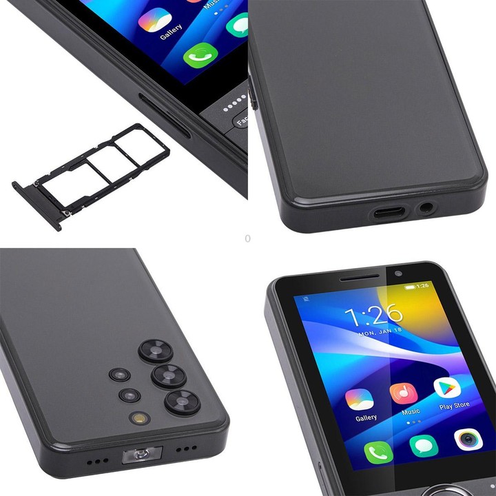 UNIWA XS24 Keypad Phone, 2GB+16GB, 3.5 inch Android 8.1 Mediatek MT6737M Quad Core, Flashlights, Network: 4G, Support Google Sto