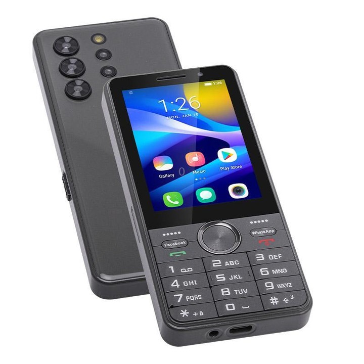 UNIWA XS24 Keypad Phone, 2GB+16GB, 3.5 inch Android 8.1 Mediatek MT6737M Quad Core, Flashlights, Network: 4G, Support Google Sto