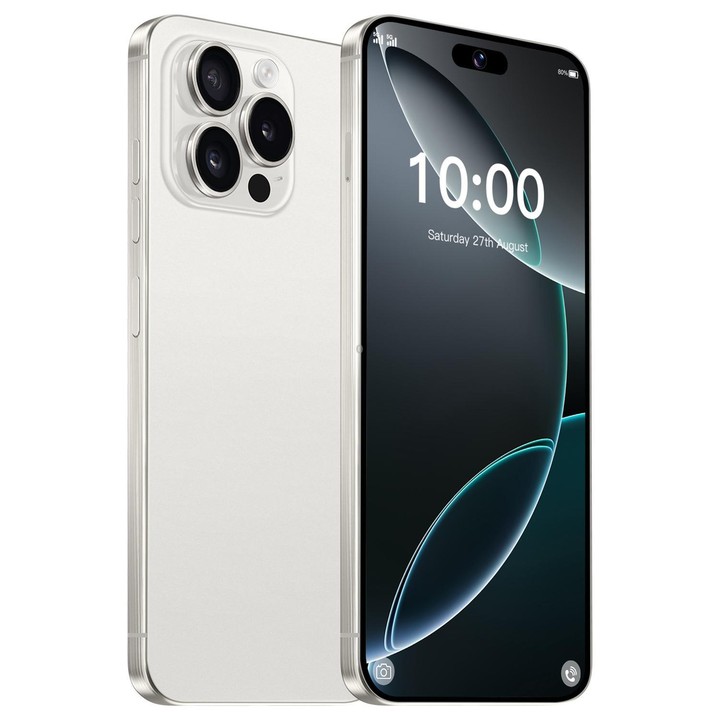 I16 Pro Max / VD1, 3GB+32GB, 6.8 inch Android 10 MTK6753 Octa Core, Network: 4G, Dual SIM, Plug:US Plug(White)