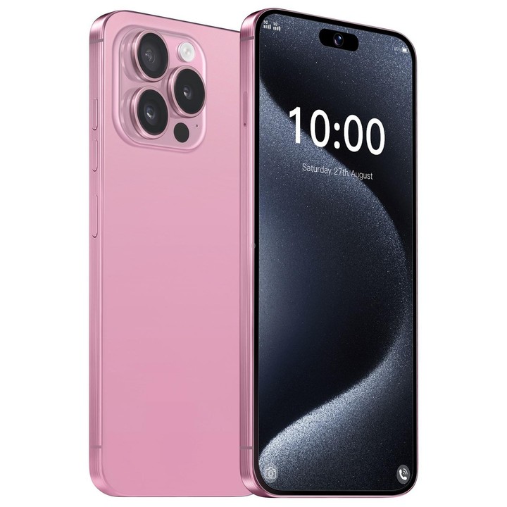 I16 Pro Max / VD1, 3GB+32GB, 6.8 inch Android 10 MTK6753 Octa Core, Network: 4G, Dual SIM, Plug:UK Plug(Pink)
