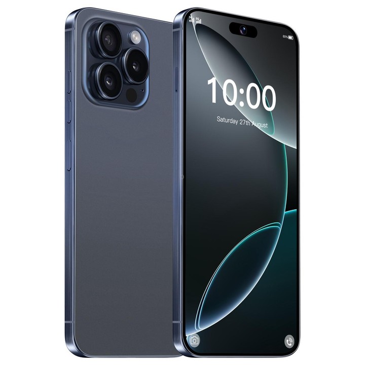 I16 Pro Max / VD1, 3GB+32GB, 6.8 inch Android 10 MTK6753 Octa Core, Network: 4G, Dual SIM, Plug:UK Plug(Blue)