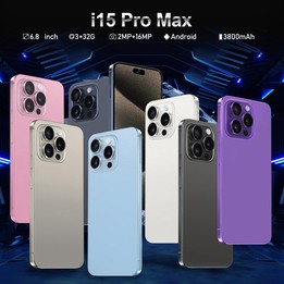 I16 Pro Max / VD1, 3GB+32GB, 6.8 inch Android 10 MTK6753 Octa Core, Network: 4G, Dual SIM, Plug:AU Plug(Blue)