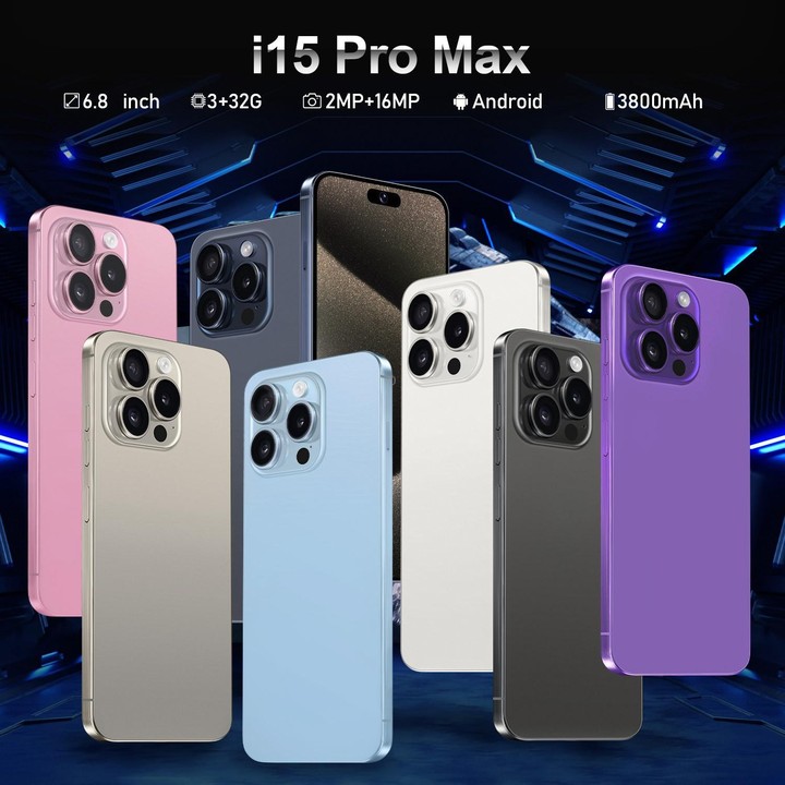 I16 Pro Max / VD1, 3GB+32GB, 6.8 inch Android 10 MTK6753 Octa Core, Network: 4G, Dual SIM, Plug:AU Plug(Blue)