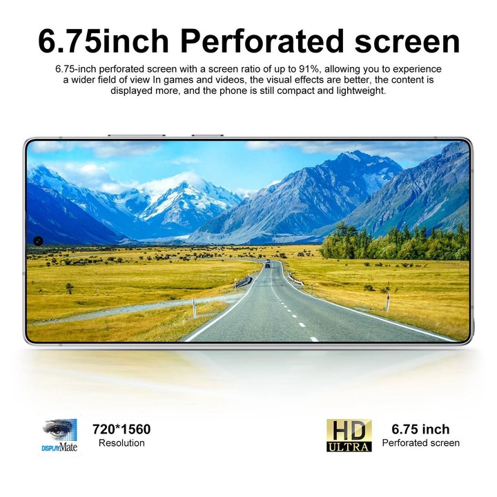 S25 Ultra / S11, 4GB+64GB, 6.75 inch Android 12 MTK6762 Octa Core, Network: 4G, Dual SIM, Plug:US Plug(Light Blue)
