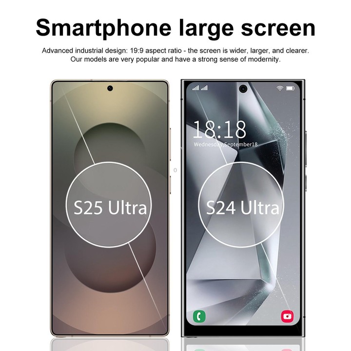 S25 Ultra / S11, 4GB+64GB, 6.75 inch Android 12 MTK6762 Octa Core, Network: 4G, Dual SIM, Plug:UK Plug(Green)