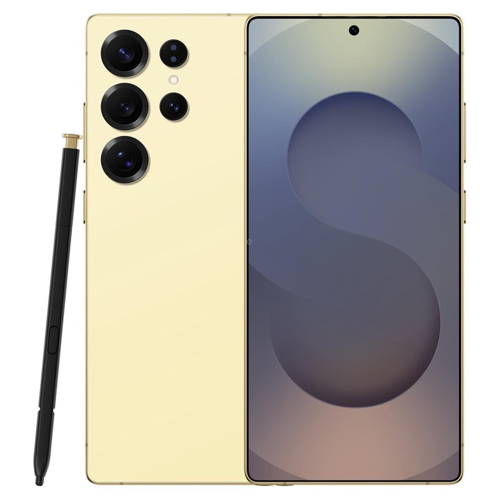 S25 Ultra / S11, 4GB+64GB, 6.75 inch Android 12 MTK6762 Octa Core, Network: 4G, Dual SIM, Plug:UK Plug(Yellow)