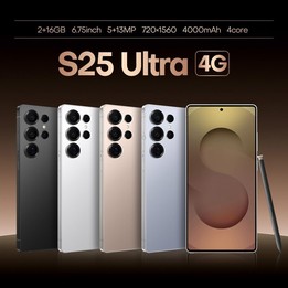 S25 Ultra / B9, 2GB+16GB, 6.75 inch Android 8.1 MTK6739 Quad Core, Network: 4G, Dual SIM, Plug:AU Plug(Titanium Black)