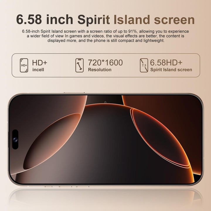 A16 Pro Max / PDA89-B, 4GB+64GB, 6.58 inch Android 10 MTK6739 Quad Core, Network: 4G, OTG, Dual SIM, Plug:UK Plug(Grey)