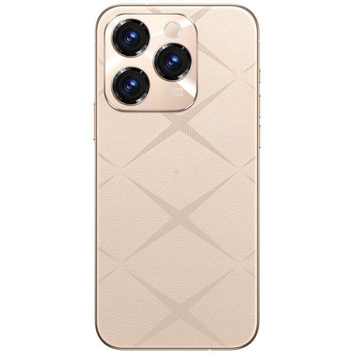 A16 Pro Max / PDA89-B, 4GB+64GB, 6.58 inch Android 10 MTK6739 Quad Core, Network: 4G, OTG, Dual SIM, Plug:UK Plug(Gold)