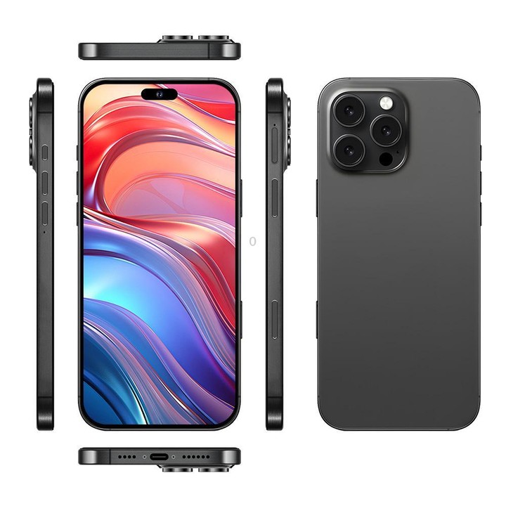 I16 Pro Max / PDQ6, 4GB+64GB, 6.58 inch Android 10 MTK6739 Quad Core, Network: 4G, Dual SIM, Plug:EU Plug(Black)