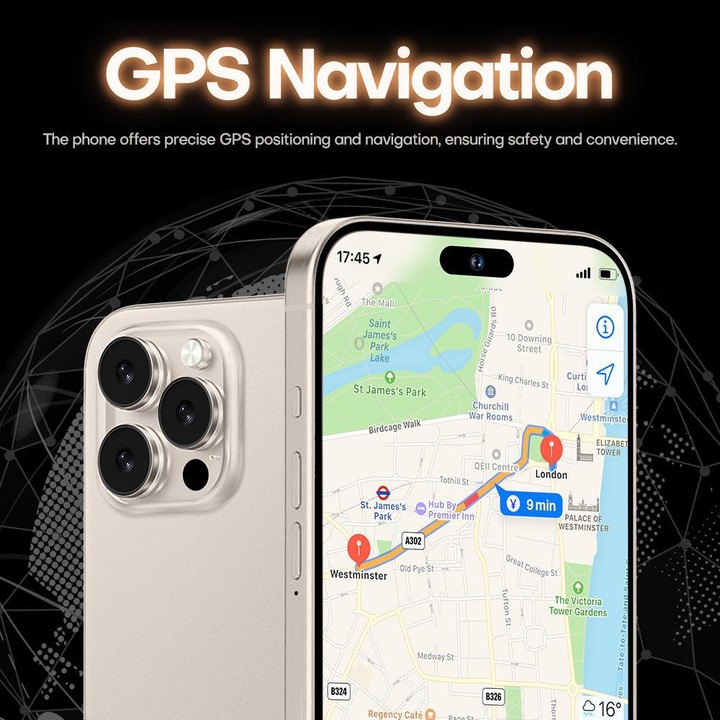 I16 Pro Max / PDQ6, 4GB+64GB, 6.58 inch Android 10 MTK6739 Quad Core, Network: 4G, Dual SIM, Plug:US Plug(White)