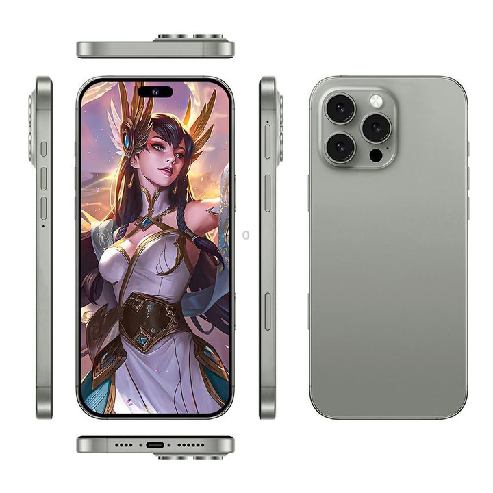 I16 Pro Max / PDQ6, 4GB+64GB, 6.58 inch Android 10 MTK6739 Quad Core, Network: 4G, Dual SIM, Plug:US Plug(Grey)