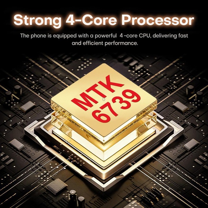 I16 Pro Max / PDQ6, 4GB+64GB, 6.58 inch Android 10 MTK6739 Quad Core, Network: 4G, Dual SIM, Plug:US Plug(Gold)
