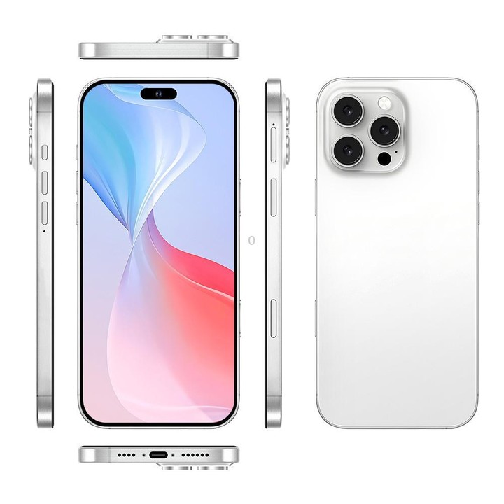 I16 Pro Max / PDQ6, 4GB+64GB, 6.58 inch Android 10 MTK6739 Quad Core, Network: 4G, Dual SIM, Plug:UK Plug(White)
